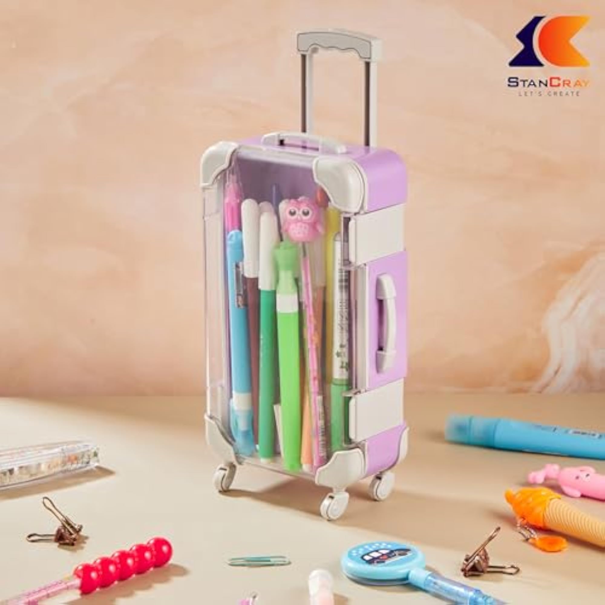 Mini Luggage Case, Double Sided Mini Trolley Suitcase